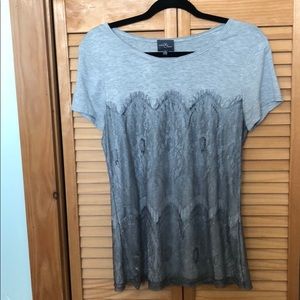 Market & Spruce Overlay Knit Shirt